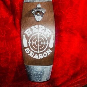Beer Season Wall Bottle Opener